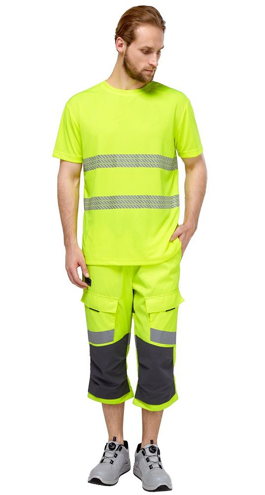 Футболка сигнальная Флинт фл.-желтая