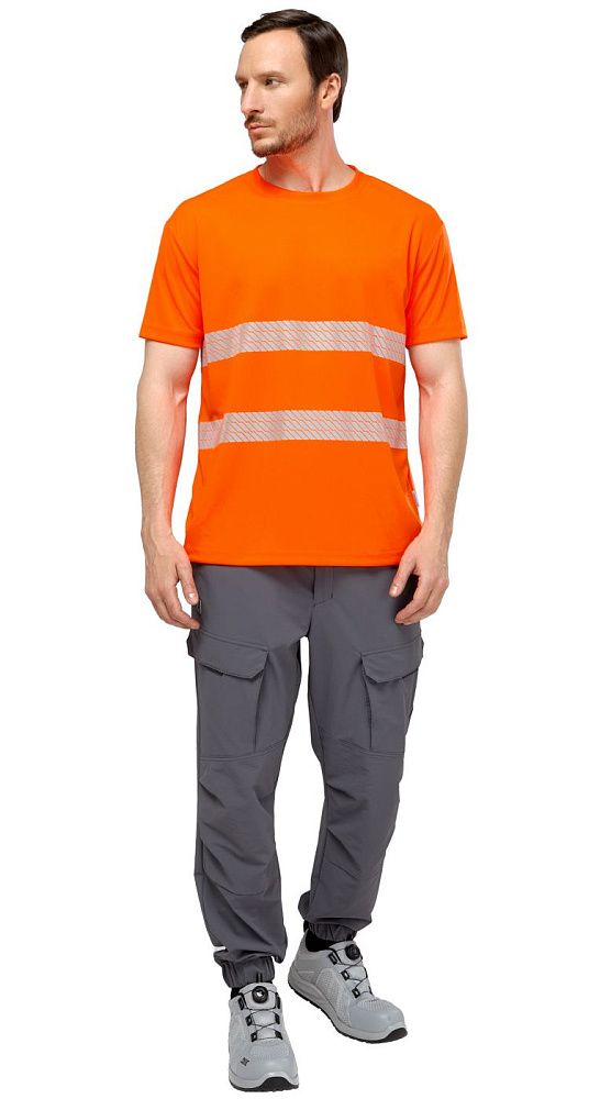 Футболка сигнальная Флинт фл.-оранжевая Футболка сигнальная Флинт фл.-оранжевая